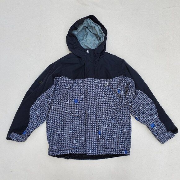 Ripzone Black and Gray Hooded Snow Jacket - Picture 1 of 16